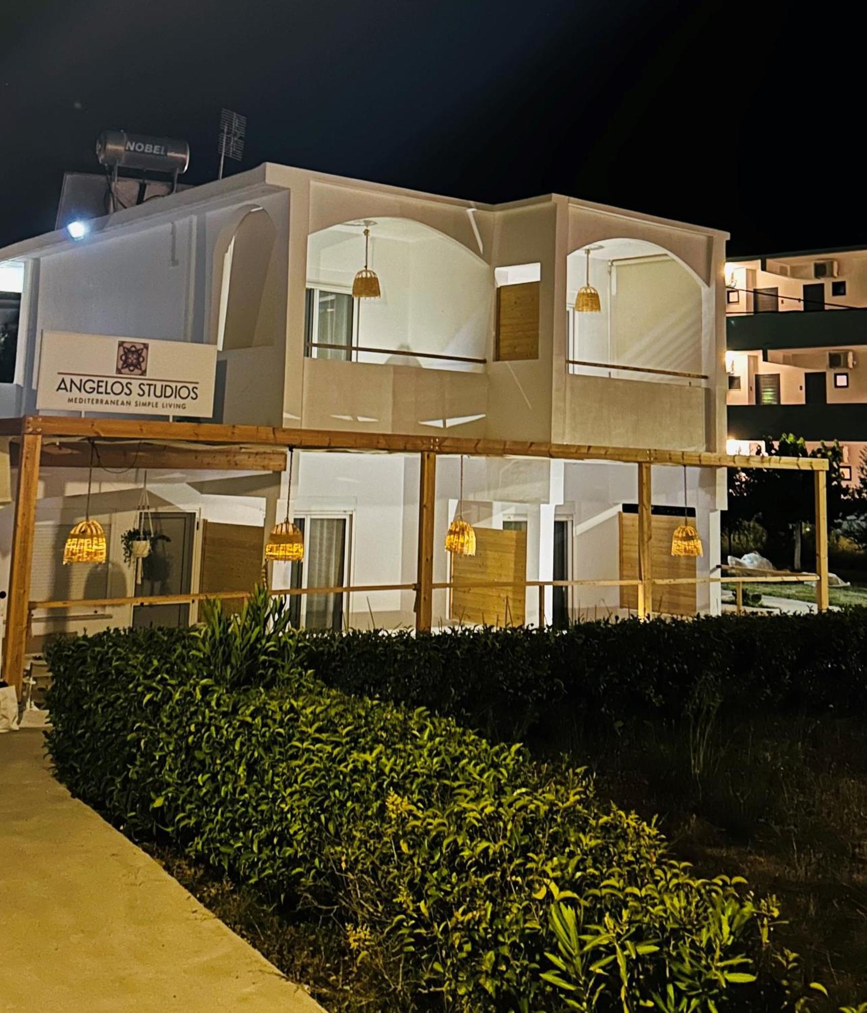 Angelos Studios 1-2 In Faliraki Rhodes-Ground Floor Exteriör bild