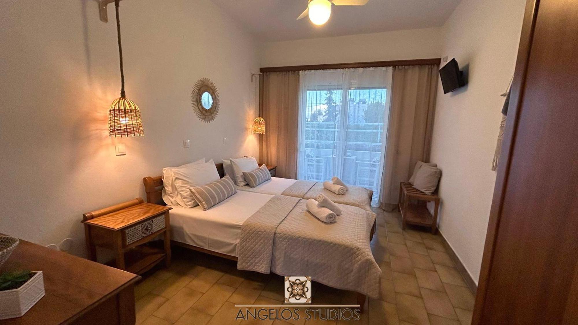 Angelos Studios 1-2 In Faliraki Rhodes-Ground Floor Exteriör bild
